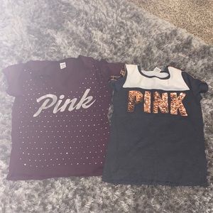 Victoria’s Secret pink 2 tees